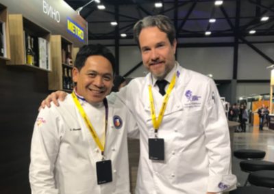 En M. Haan, Bangkok, con el Top Chef Thailandia y la estrella Michelin Chumpol Janprai