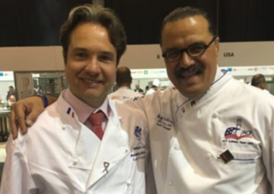 Con el Presidente de ACF Stamford Decambra en la convención de la Federación Culinaria Americana