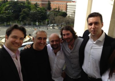 Terraza del ayuntamiento de Madrid, con dos estrellas Michelin, Adolfo Munes, David Basilio y sus equipos