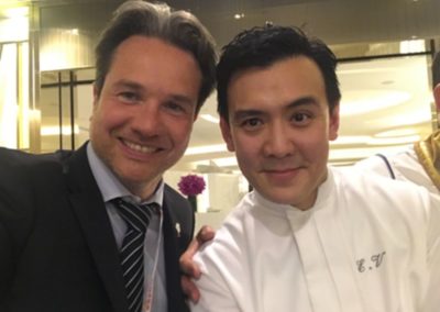 Asombrosa cena de Edward Voon en Le Pan en Hong Kong